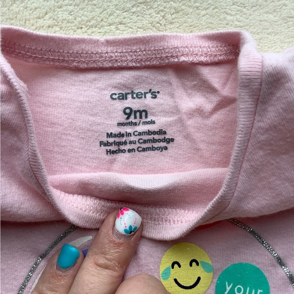 Carters Bubble Gum Machine short sleeve tee t shirt 9M 9 Months - Picture 2 of 3